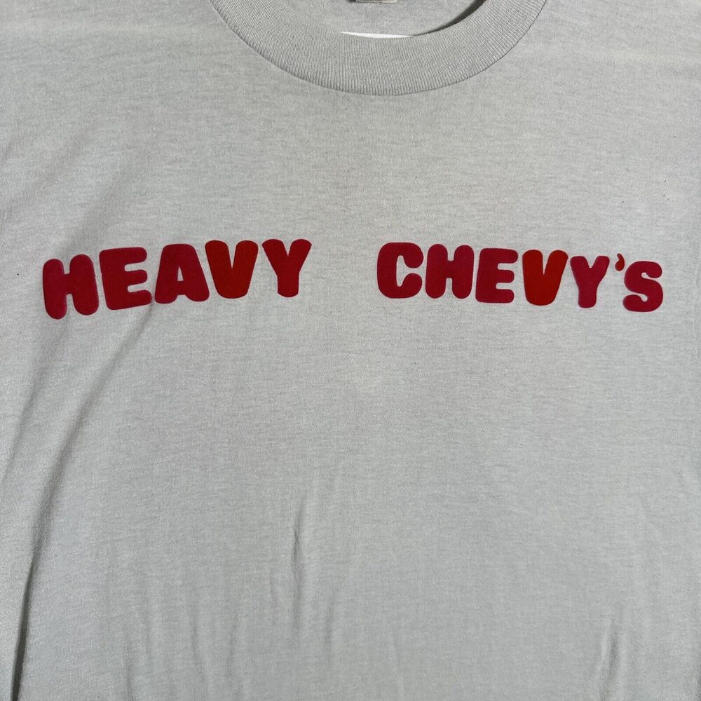 Rare VTG Screen Stars Corvette Heavy Chevy Chevrolet Single Stitch T Shirt 80s L - Picture 4 of 16